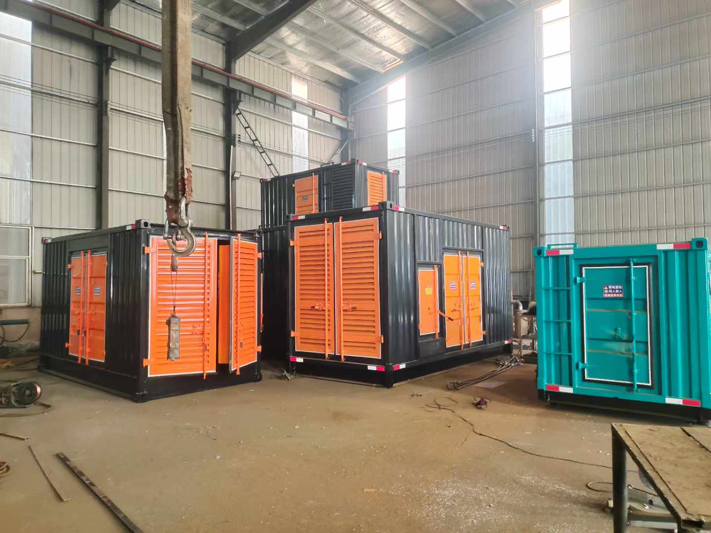 成华500kw柴油发电机组可以带动多少功率设备？